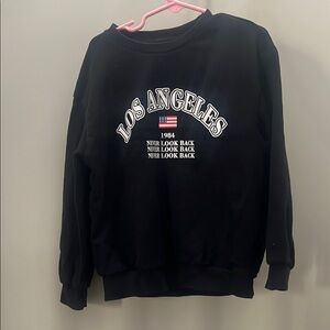 Black Crewneck pullover 7Y